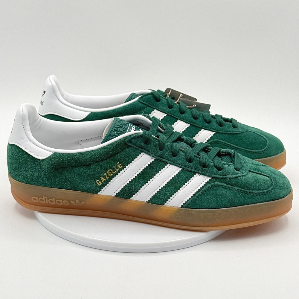 Adidas Gazelle Indoor 'Collegiate Green White Gum' / Size 9.5 Mens / JI2062